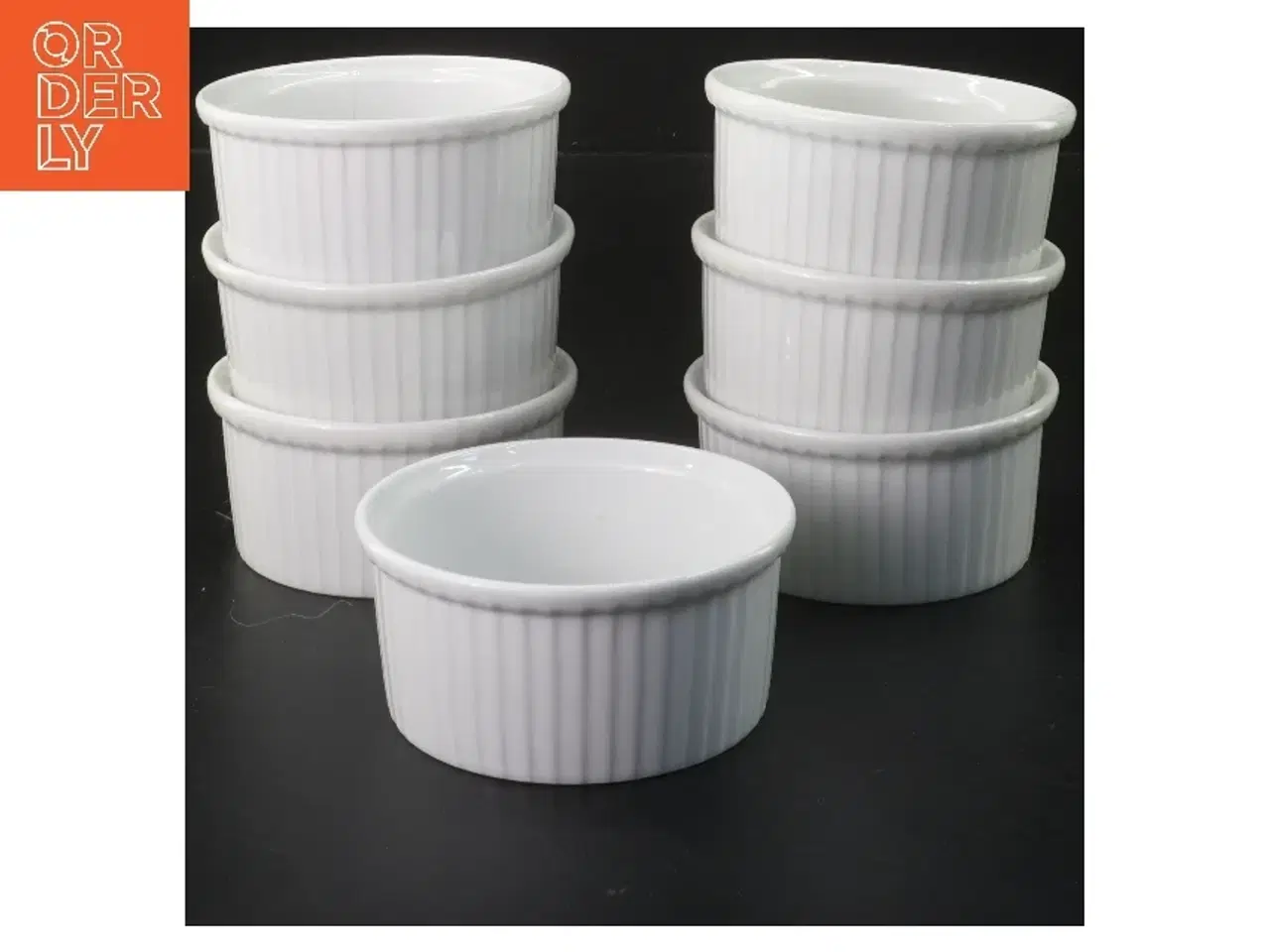 Billede 1 - Porcelæns ramekiner (str. 7 stk Ø 9 cm)