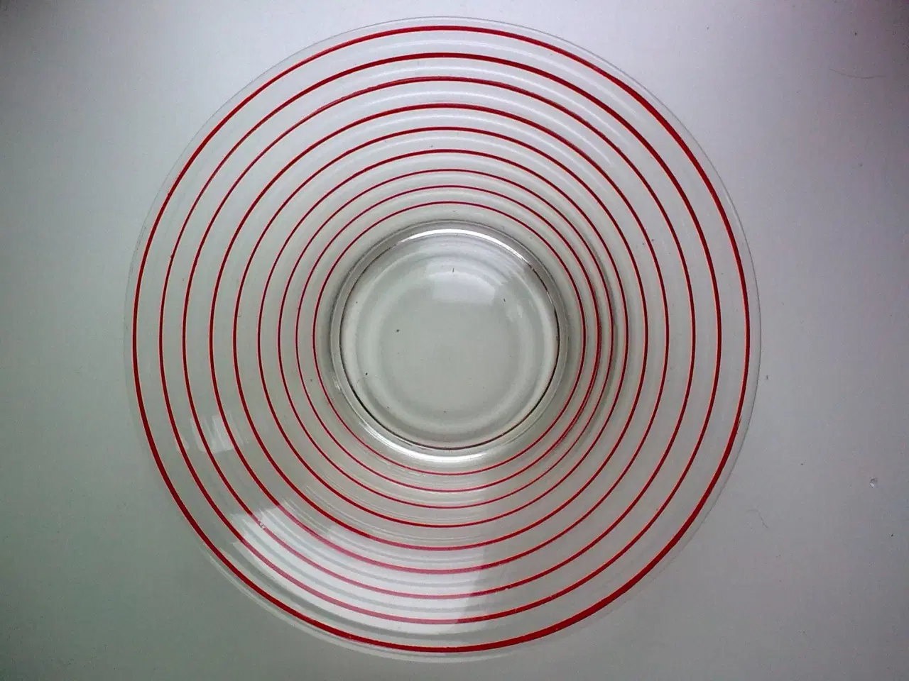 Billede 14 - Broksø DANMARK rød grå glas asiet & skåle
