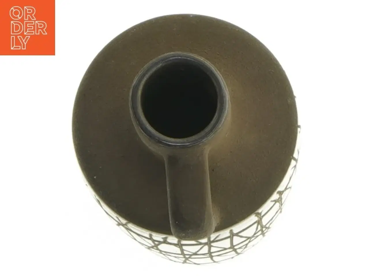 Billede 3 - Keramik vase kande med hank (str. 21,5 x 6,5 cm)