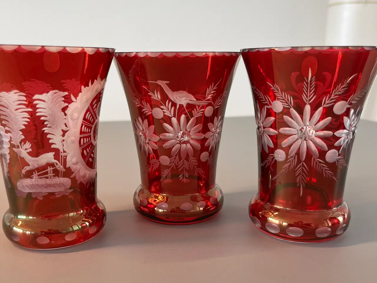 Billede 5 - Utrolig flot Vintage Glas Sæt