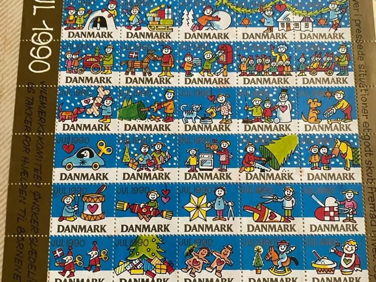 Billede 3 - Danske Julemærker