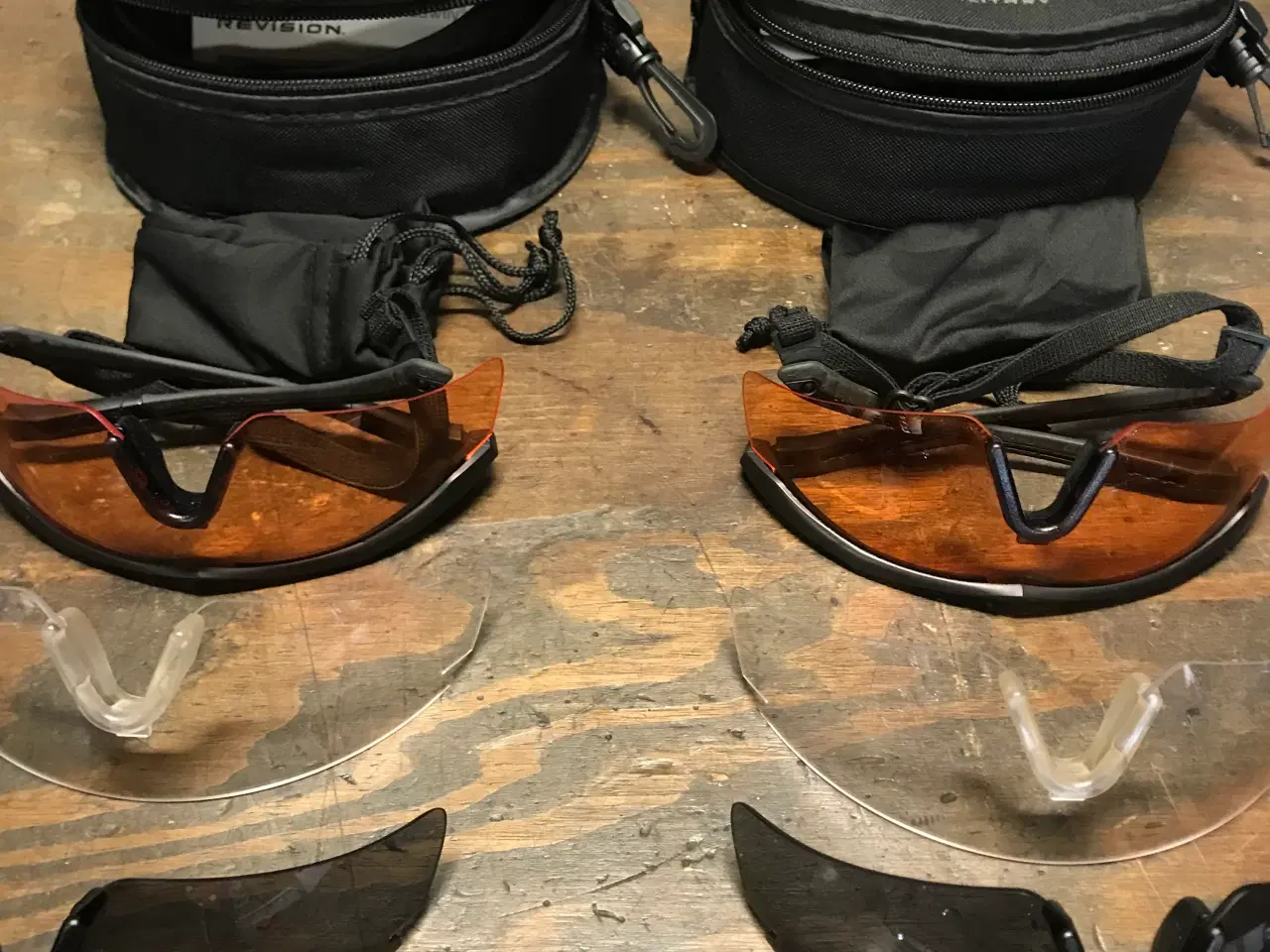 Billede 1 - Revision skydebriller med 3 stk str smal