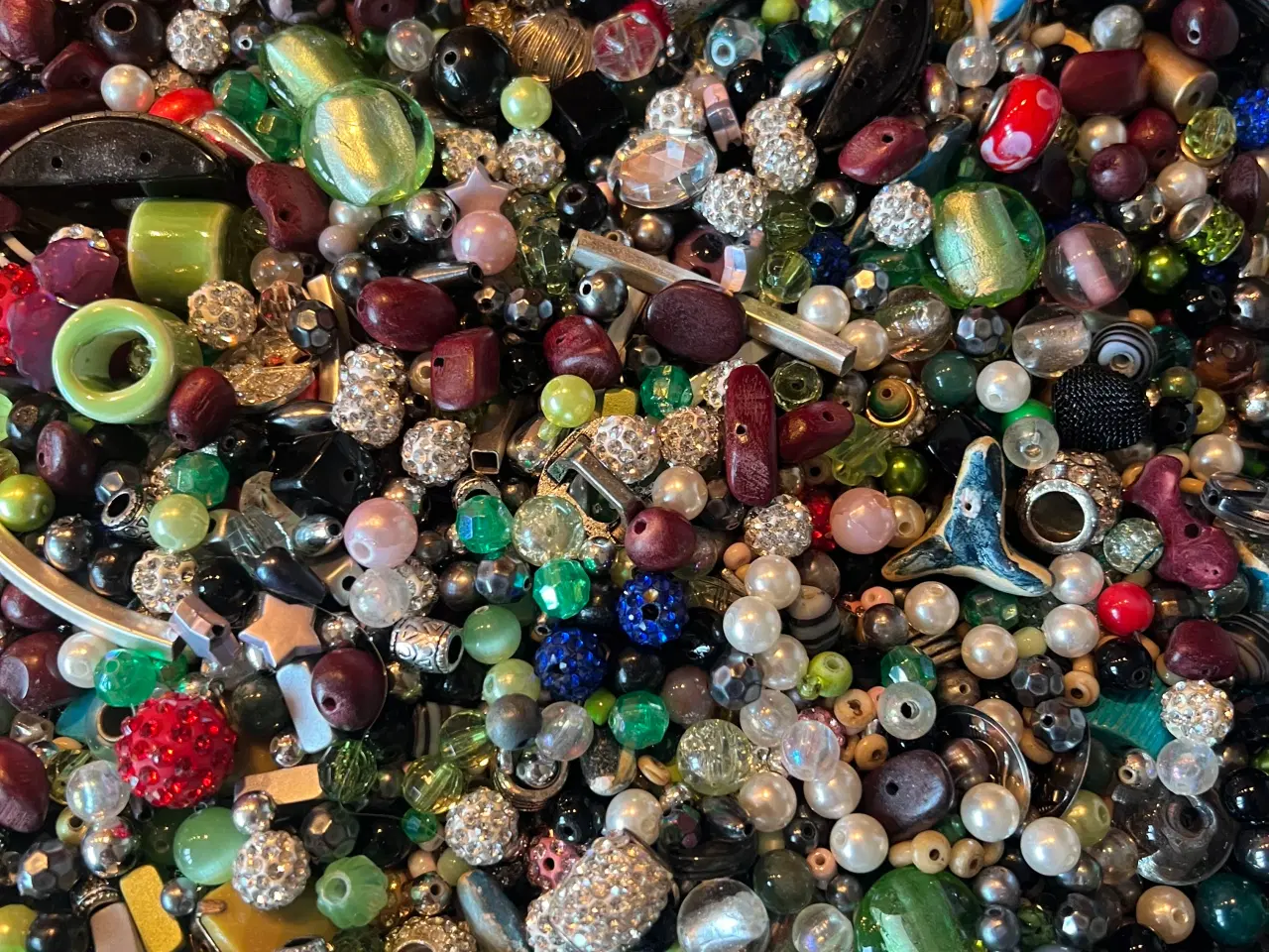 Billede 6 - Løse perler til at lave smykker af 