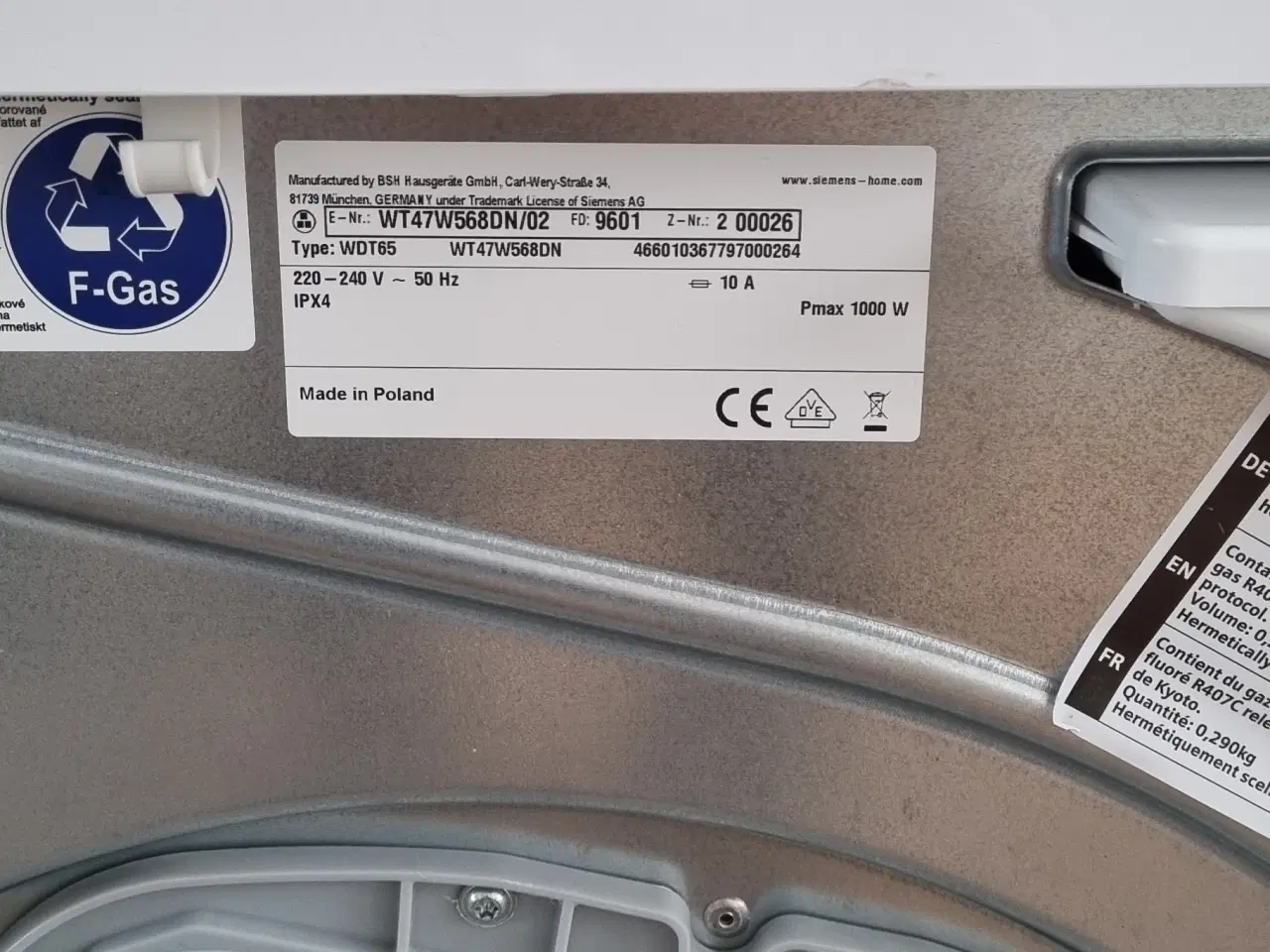 Billede 3 - Siemens IQ700 tørretumbler 