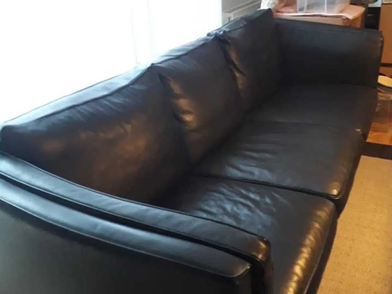 Billede 1 - 2-pers. og 3-pers. lædersofaer