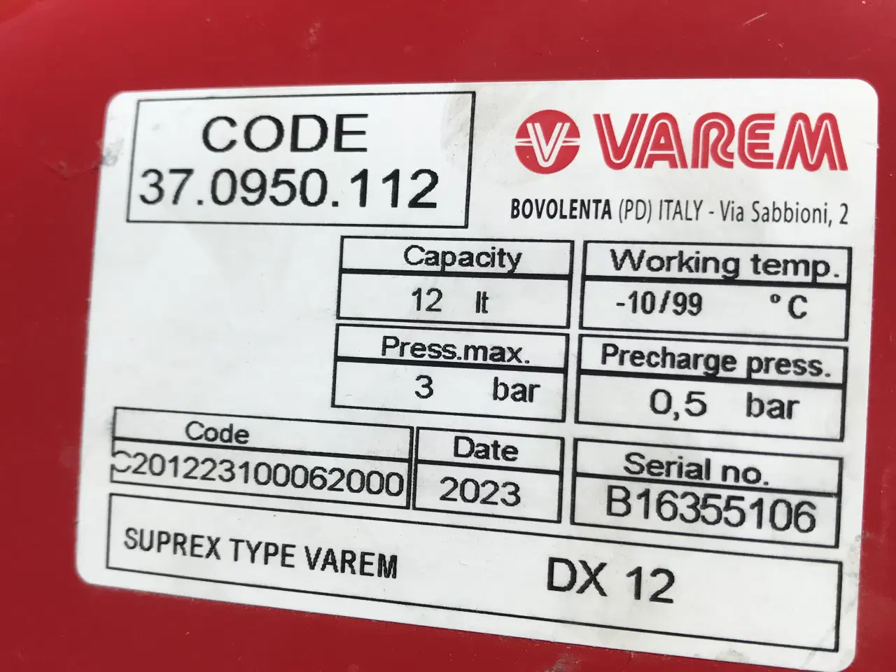 Billede 1 - Ekspansionsbeholder