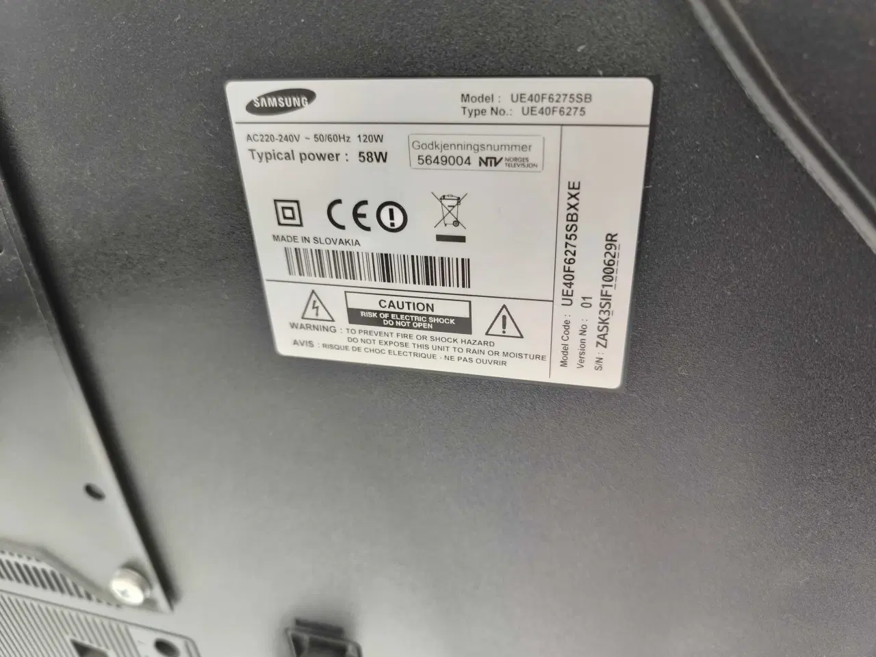 Billede 2 - Samsung TV 40 "