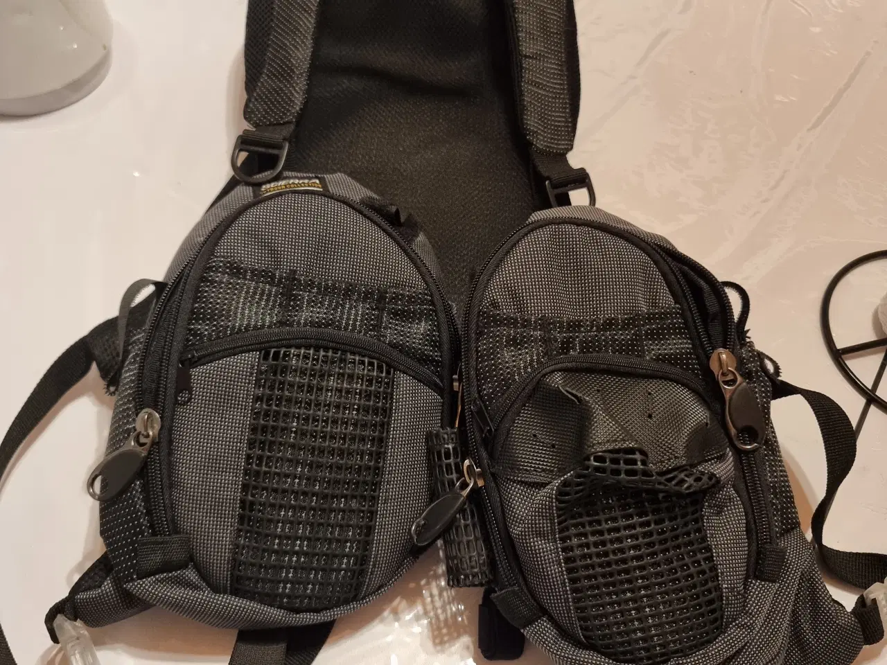 Billede 1 - Fiskevest/rygsæk 