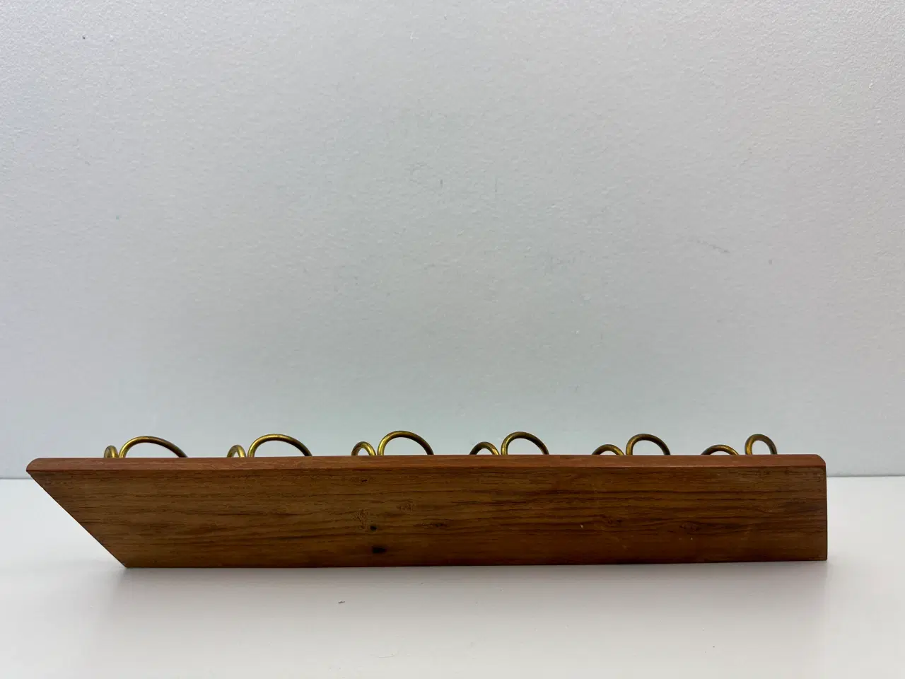 Billede 7 - Retro pibeholder i teak / messing