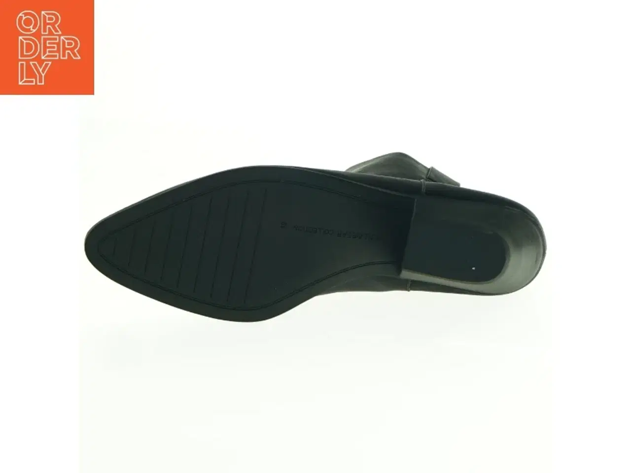 Billede 7 - Sorte læder ankelstøvler fra Pullbear Collection (str. 39)