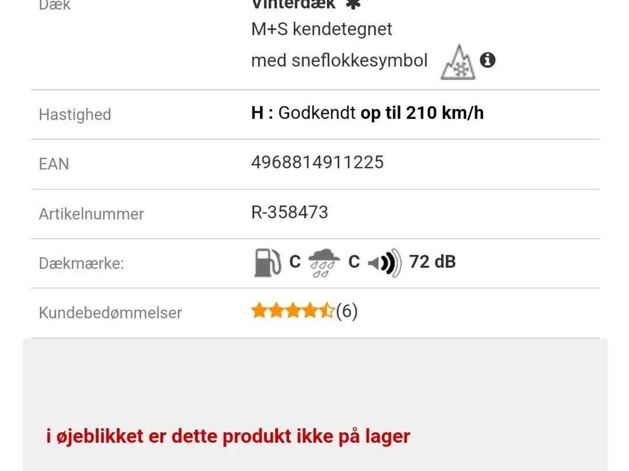 Billede 3 - Vinterdæk 215 60 R16