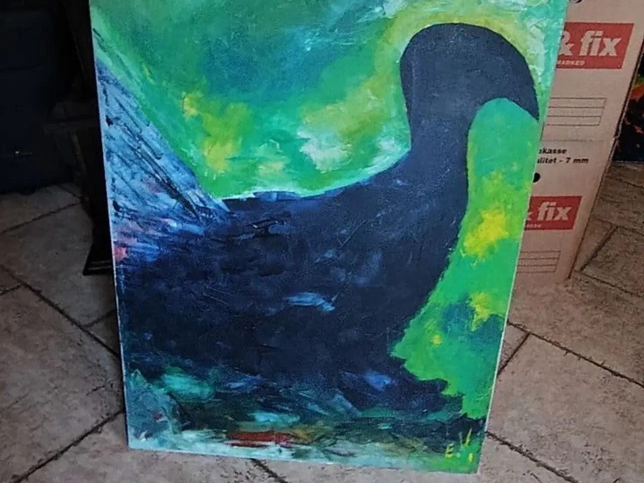 Billede 1 - Maleri SIGN. E. V. (ERIK VITCETZ)