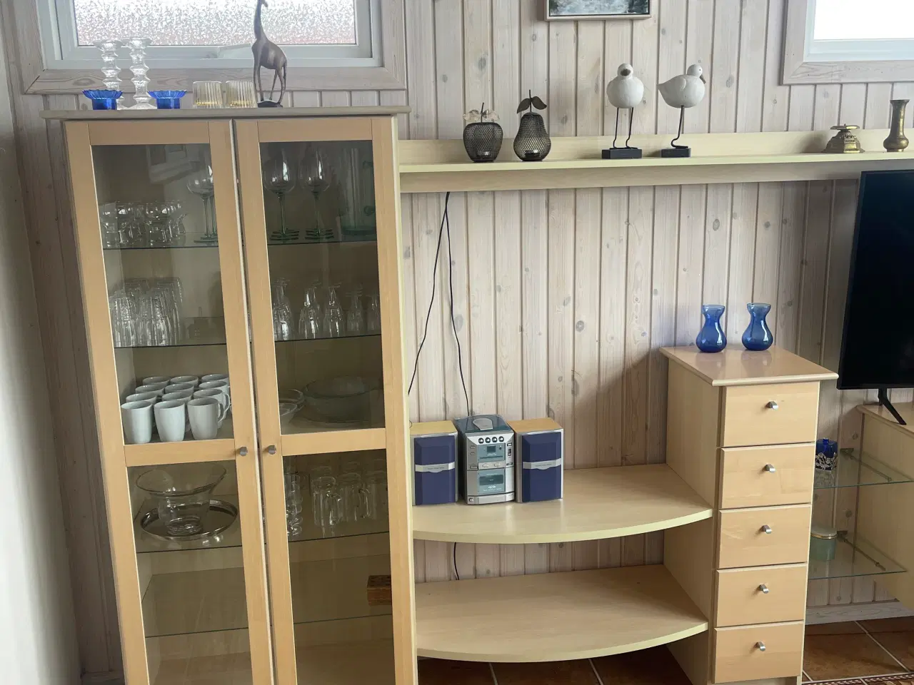 Billede 3 - Vægarrangement m/indbygget lys (uden indhold)