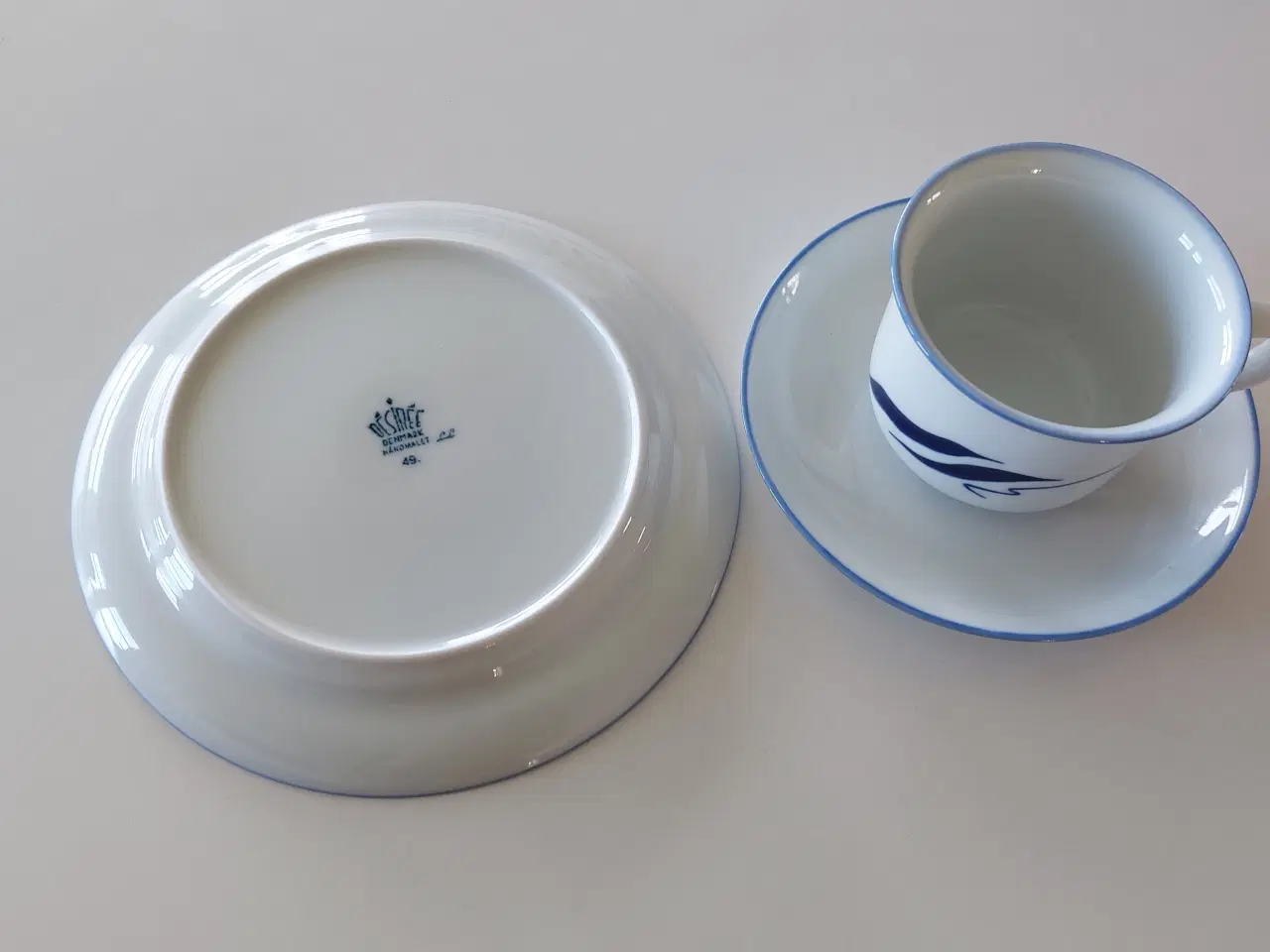 Billede 2 - Kaffekopper med tallerkner