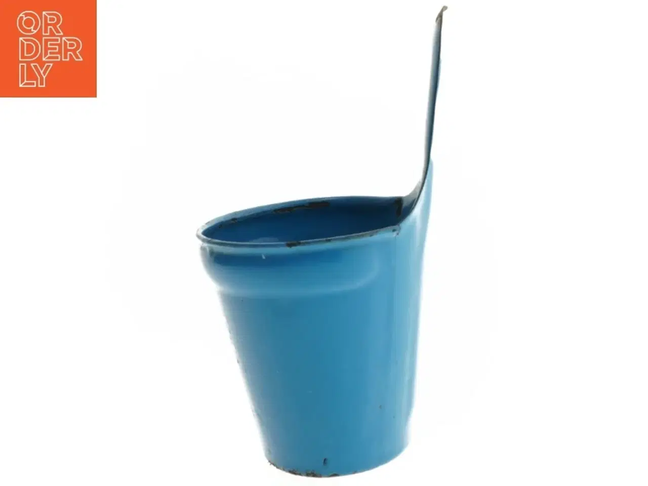 Billede 2 - Blå emaljeret sæbeskål (str. 20x11 cm)