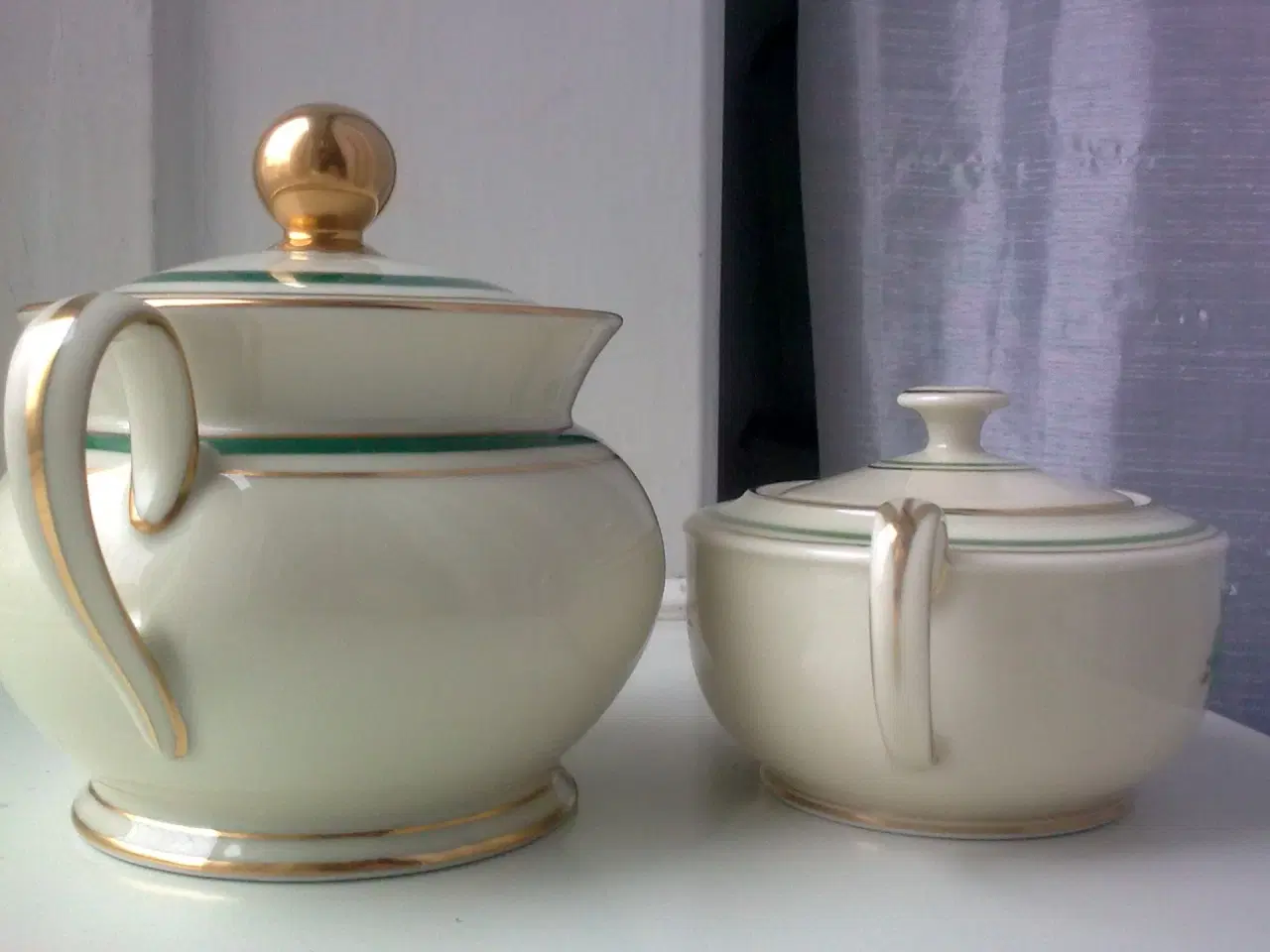 Billede 4 - Vintage krukker m guld og deko 10 SAMLET