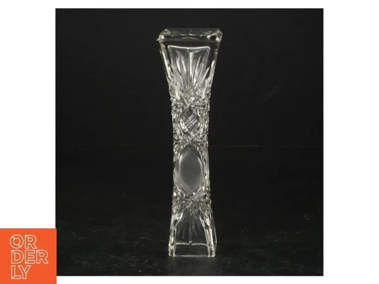 Billede 1 - Krystal lysestage (str. 16 cm)