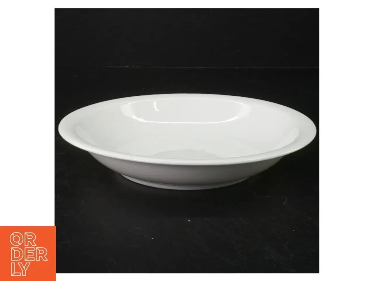 Billede 2 - 6 pastatallerkener/dybe tallerkener, hvidt porcelæn (str. 20 cm)