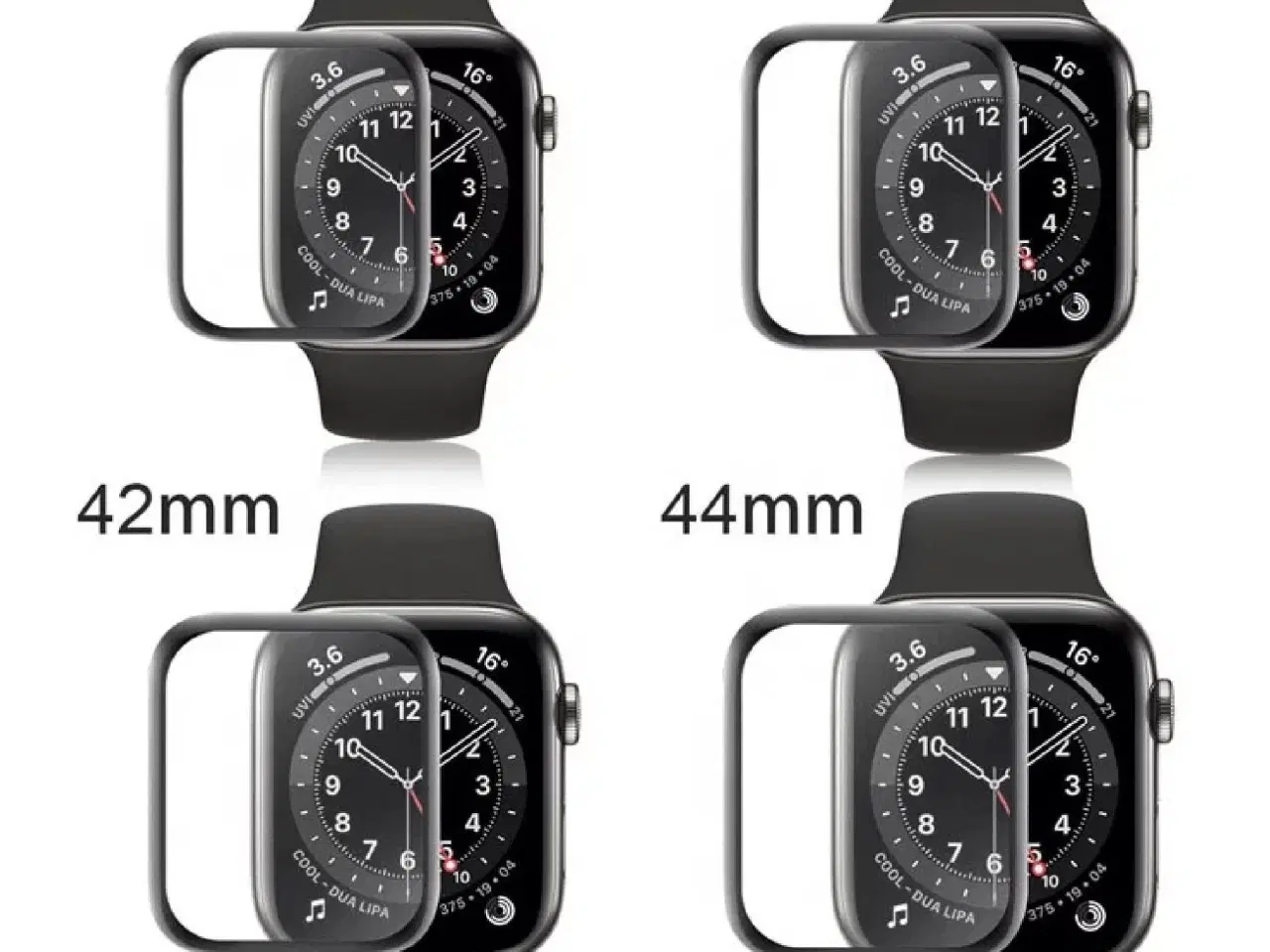 Billede 5 - Skærmbeskyttelse til Apple Watch – Ridse- & Stødsi