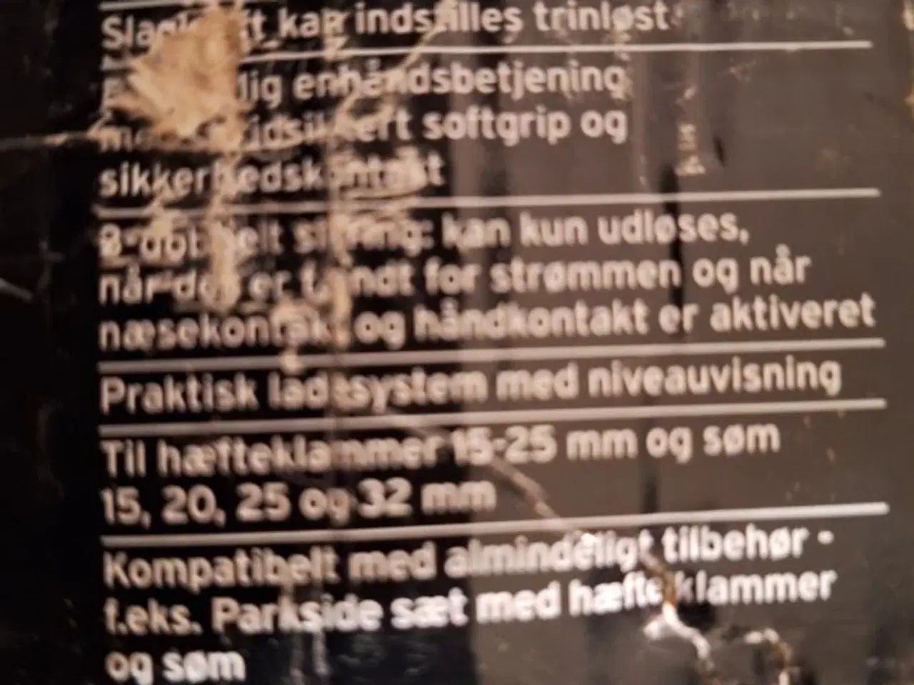 Billede 5 - el hæfteklamme og sømpistol