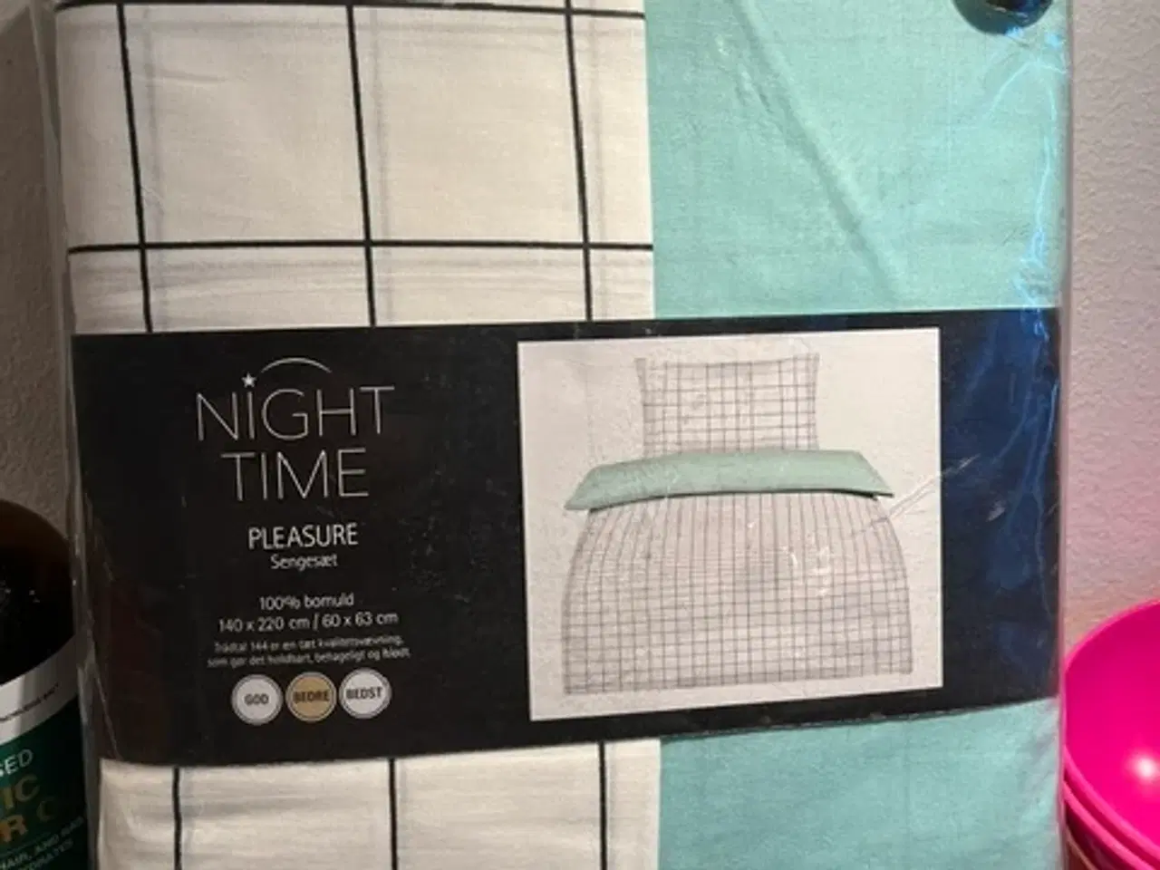 Billede 1 - Nyt "Night Time" sengesæt 140x220 cm – Oeko-Tex