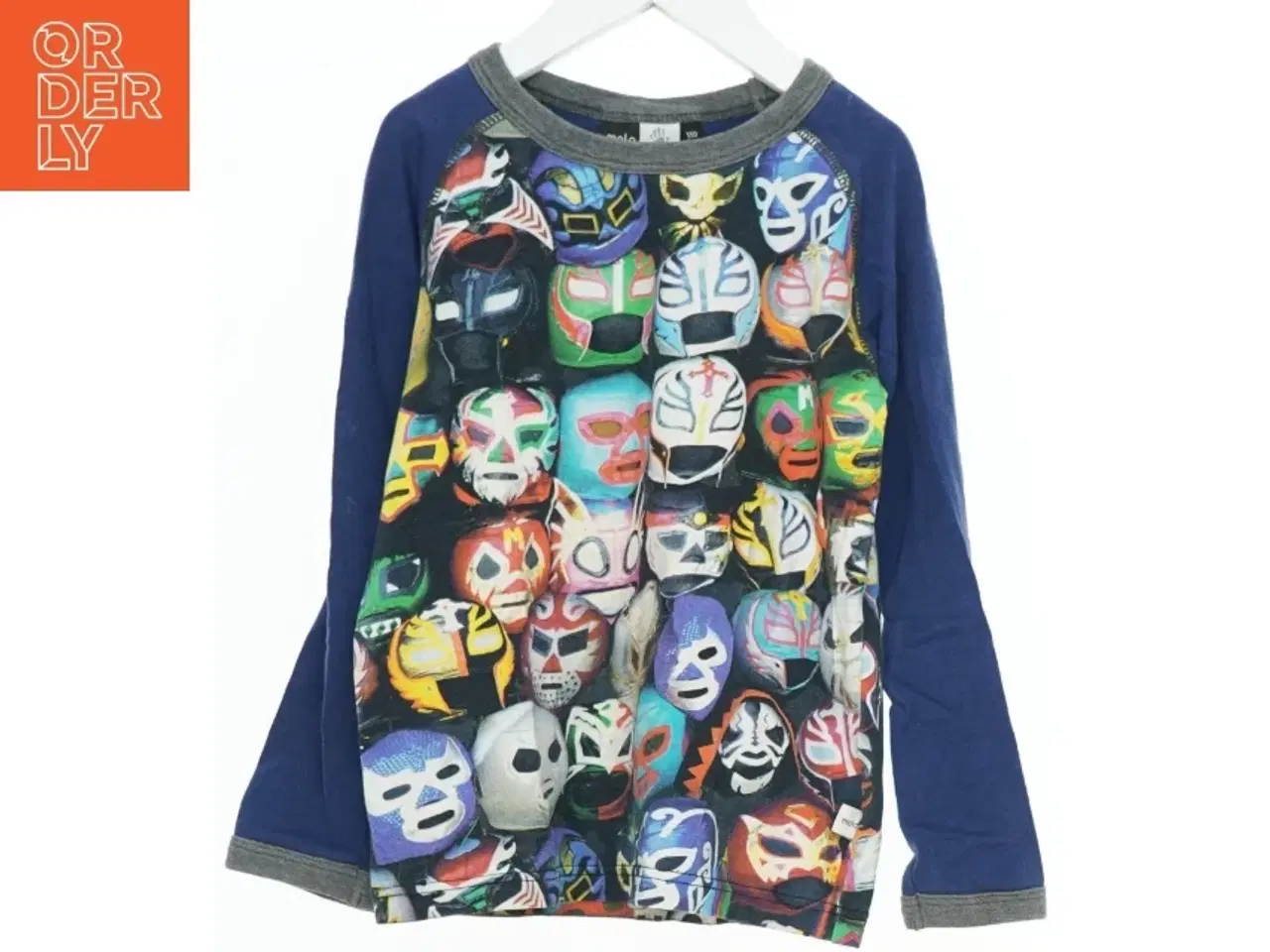 Billede 1 - Langærmet trøje med masker print fra Molo (str. 110)