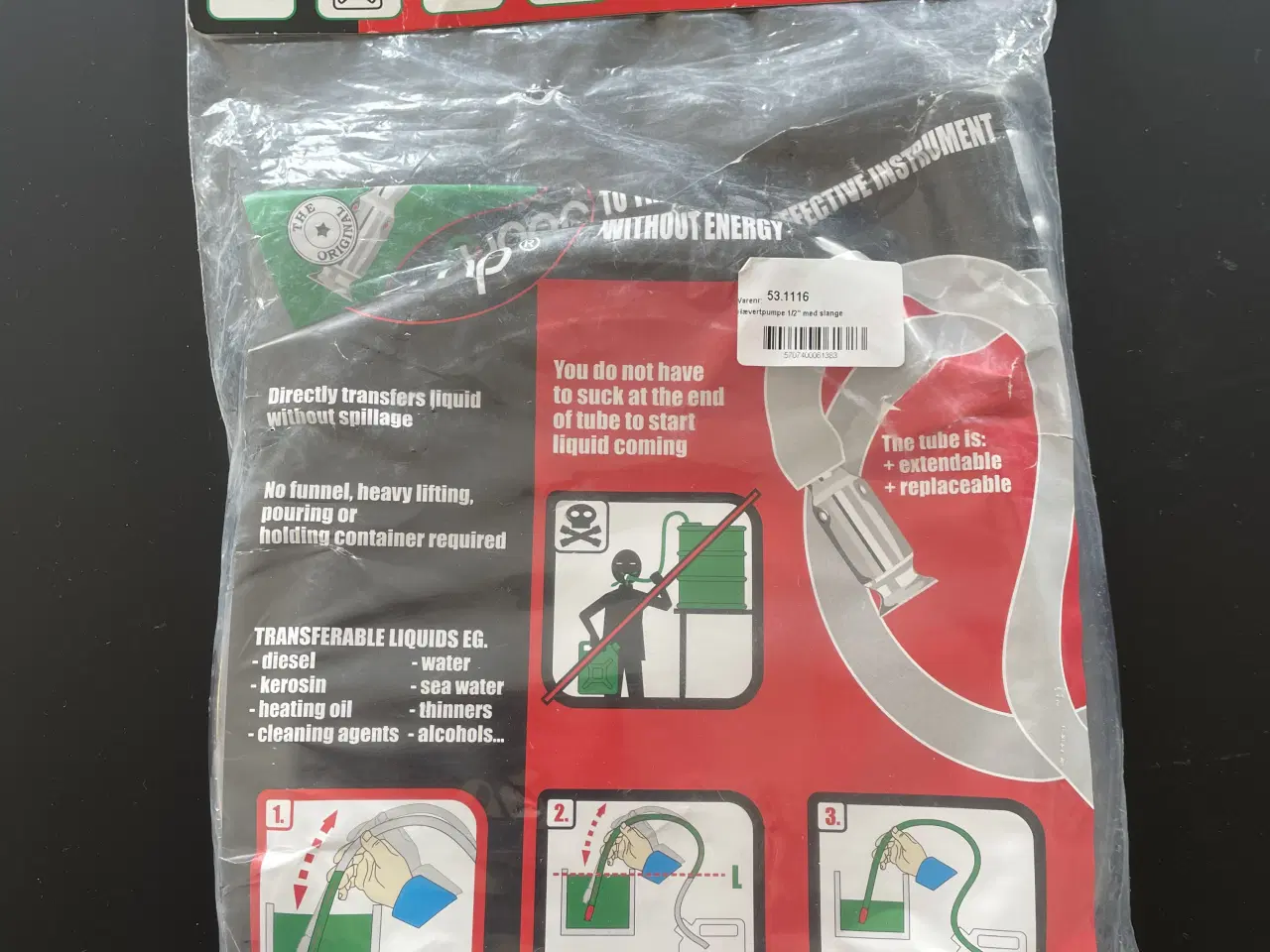 Billede 1 - Hævepumpe slange 1/2”