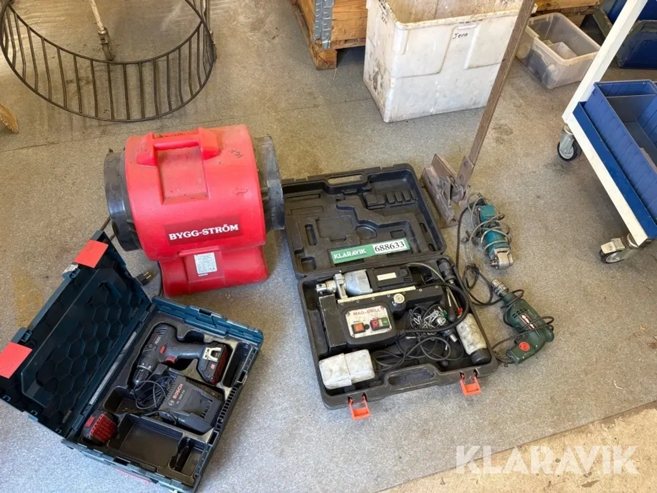 Billede 1 - Håndværktøj Magnetboremaskine med tilbehør og diverse elværktøj