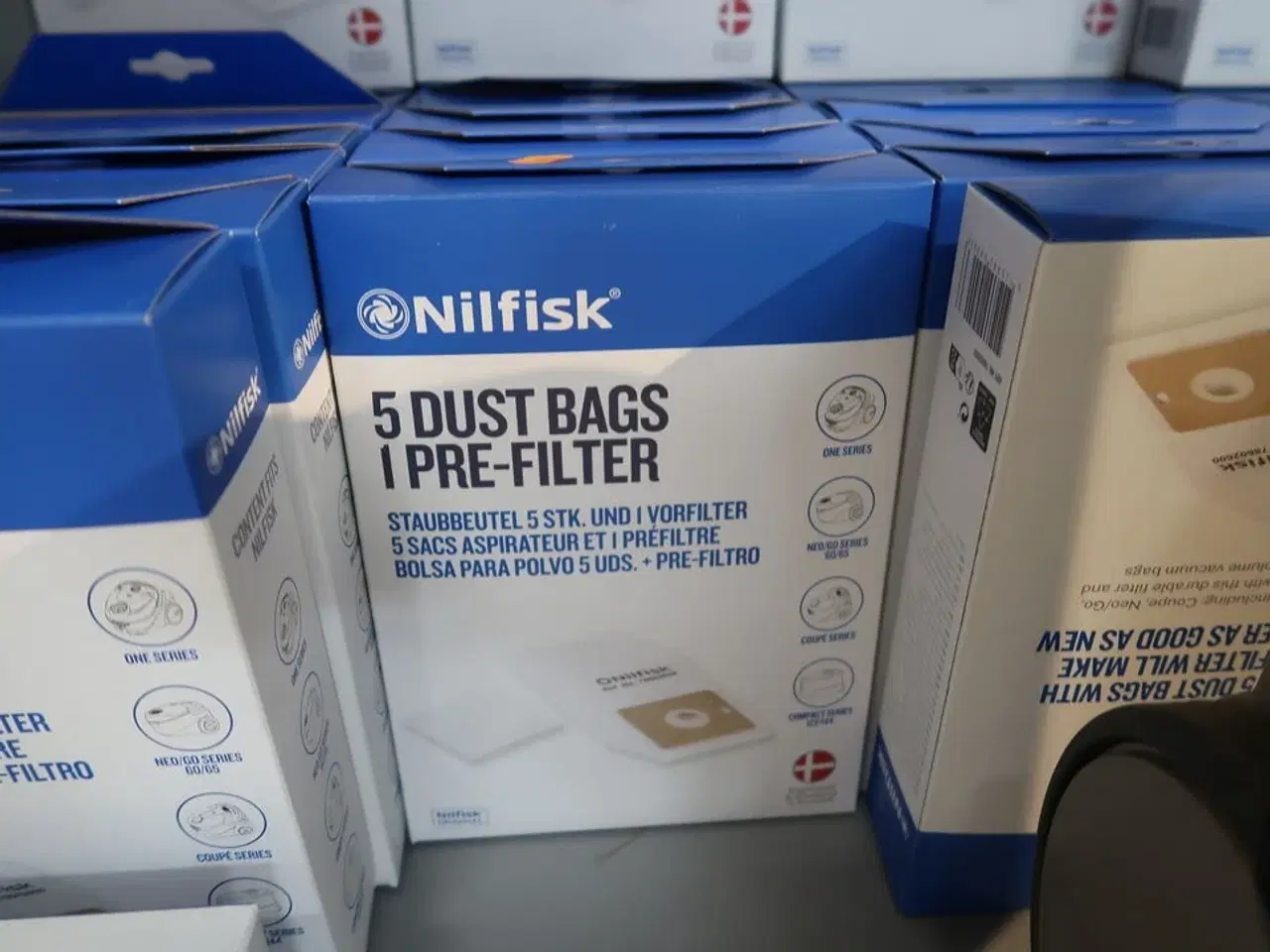 Billede 1 - 6 pakker støvsugerposer NILFISK 5 Dust Bags I Pre-Filter
