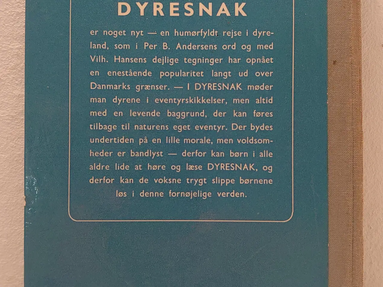 Billede 2 - Per B.Andersen: Dyresnak. ill. Vilh. Hansen 1953