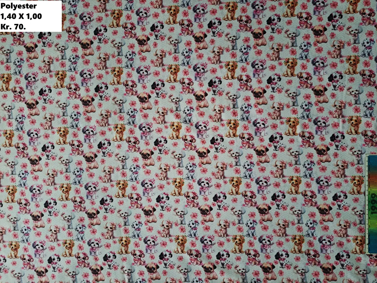 Billede 17 - Polyester og bomuldsstof.