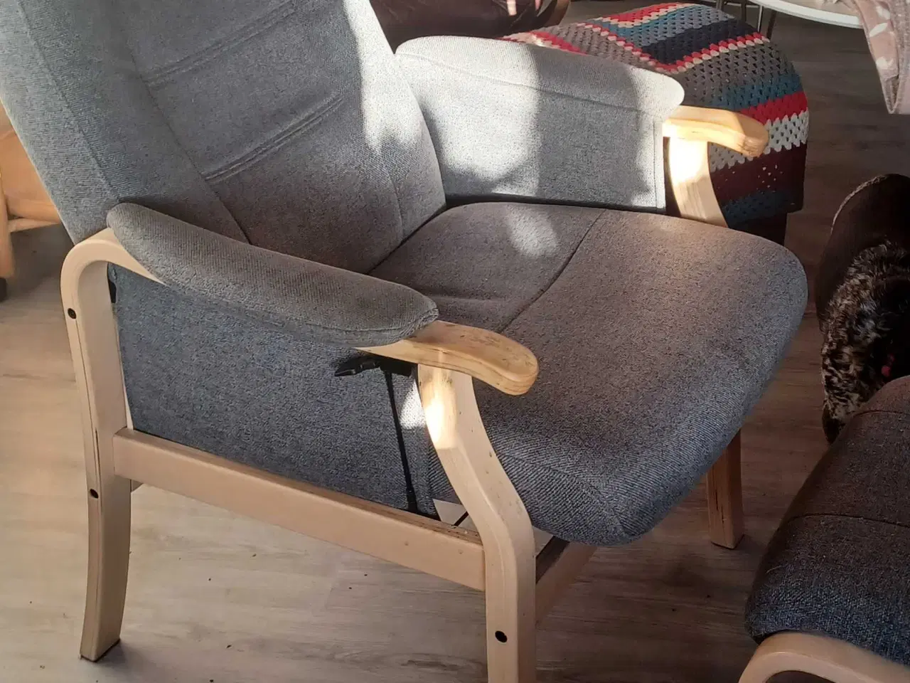 Billede 2 - Lænestol otium med skammel