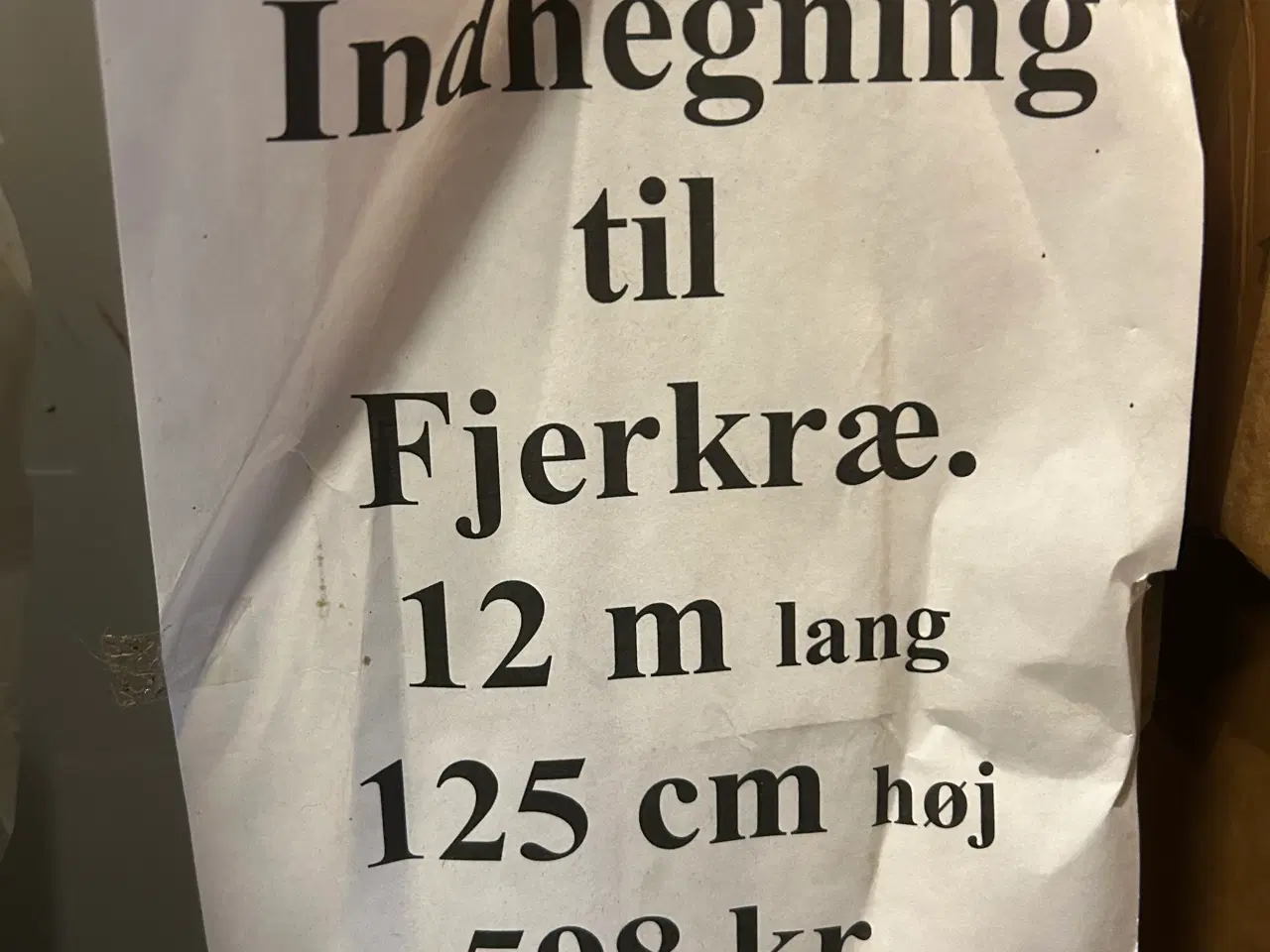 Billede 1 - Indhegning til fjerkræ 