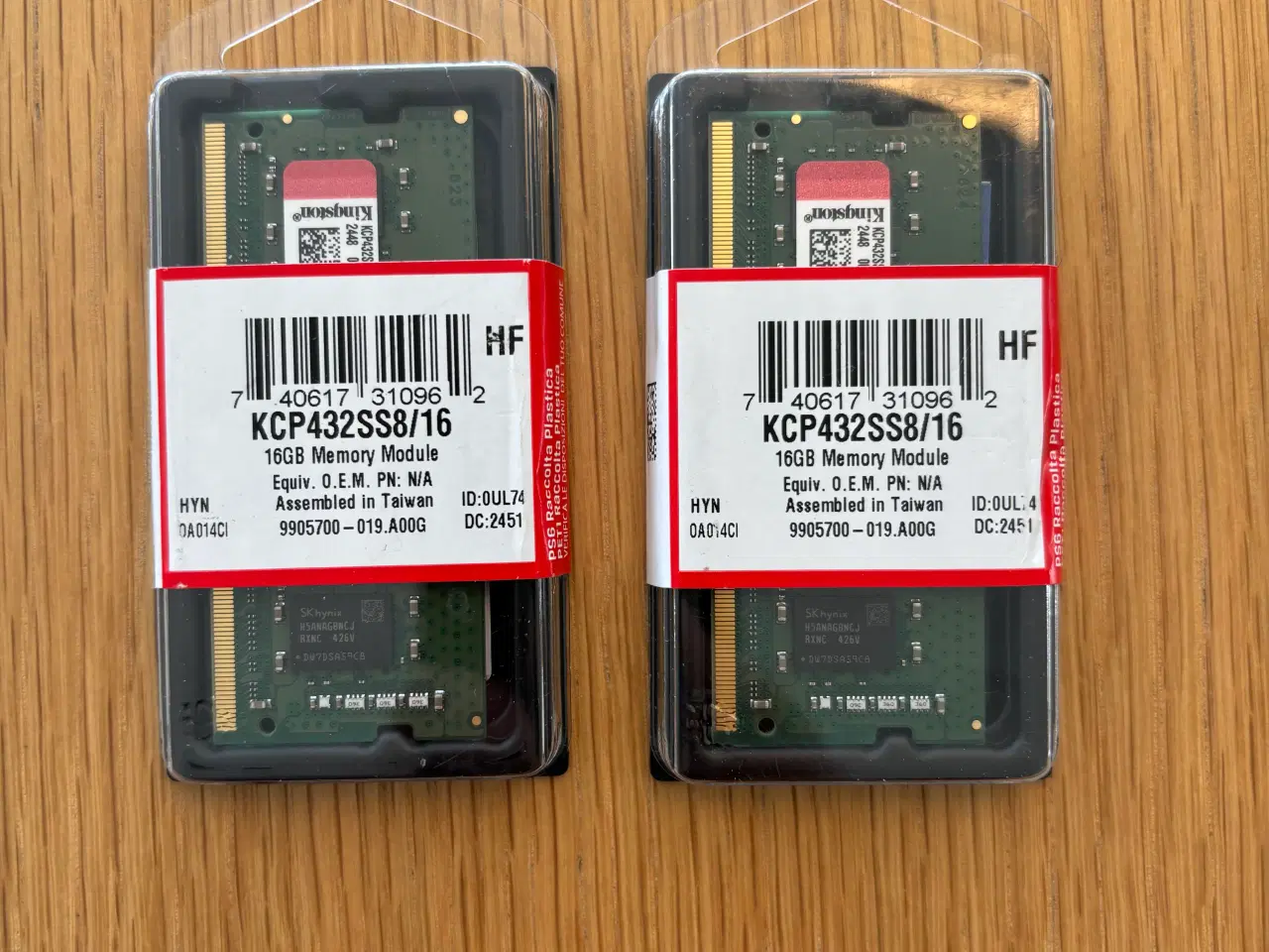Billede 1 - Kingston KCP4 32GB (2x16GB) DDR4 RAM-moduler