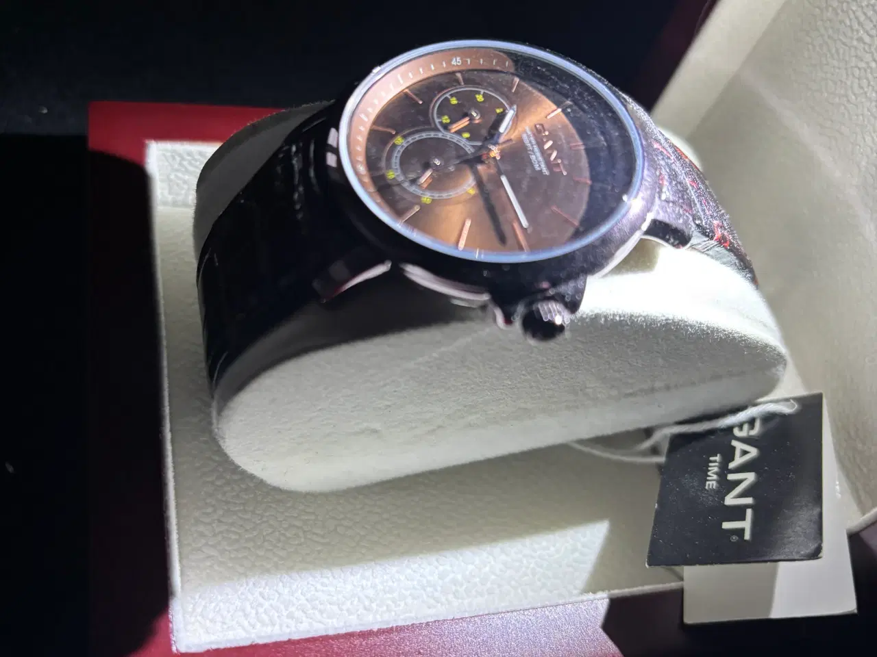 Billede 2 - GANT Lauderdale ur brun rem Helt Nyt med prismærke