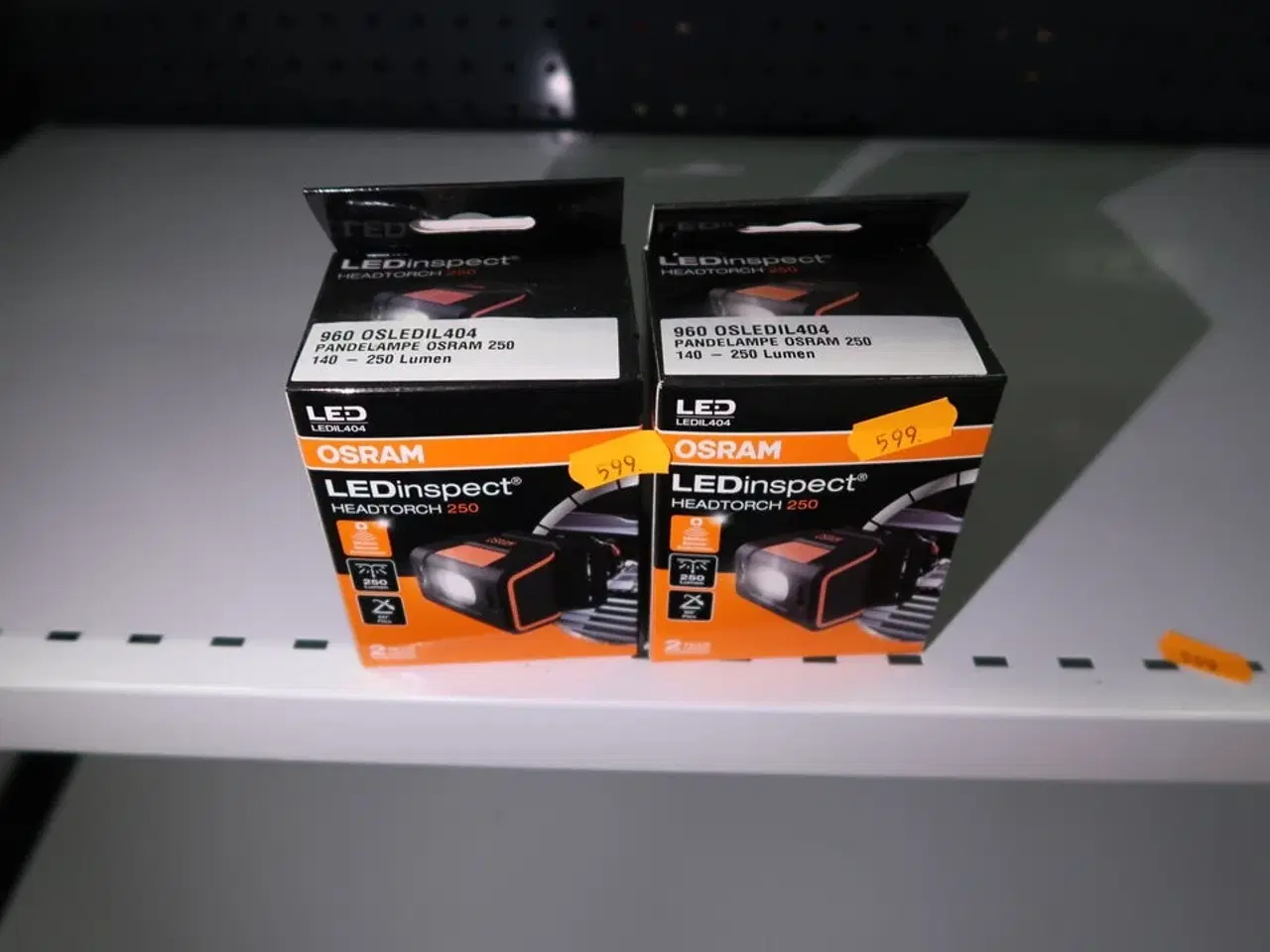 Billede 2 - 2 stk. pandelamper OSRAM LEDinspect Headtorch 250