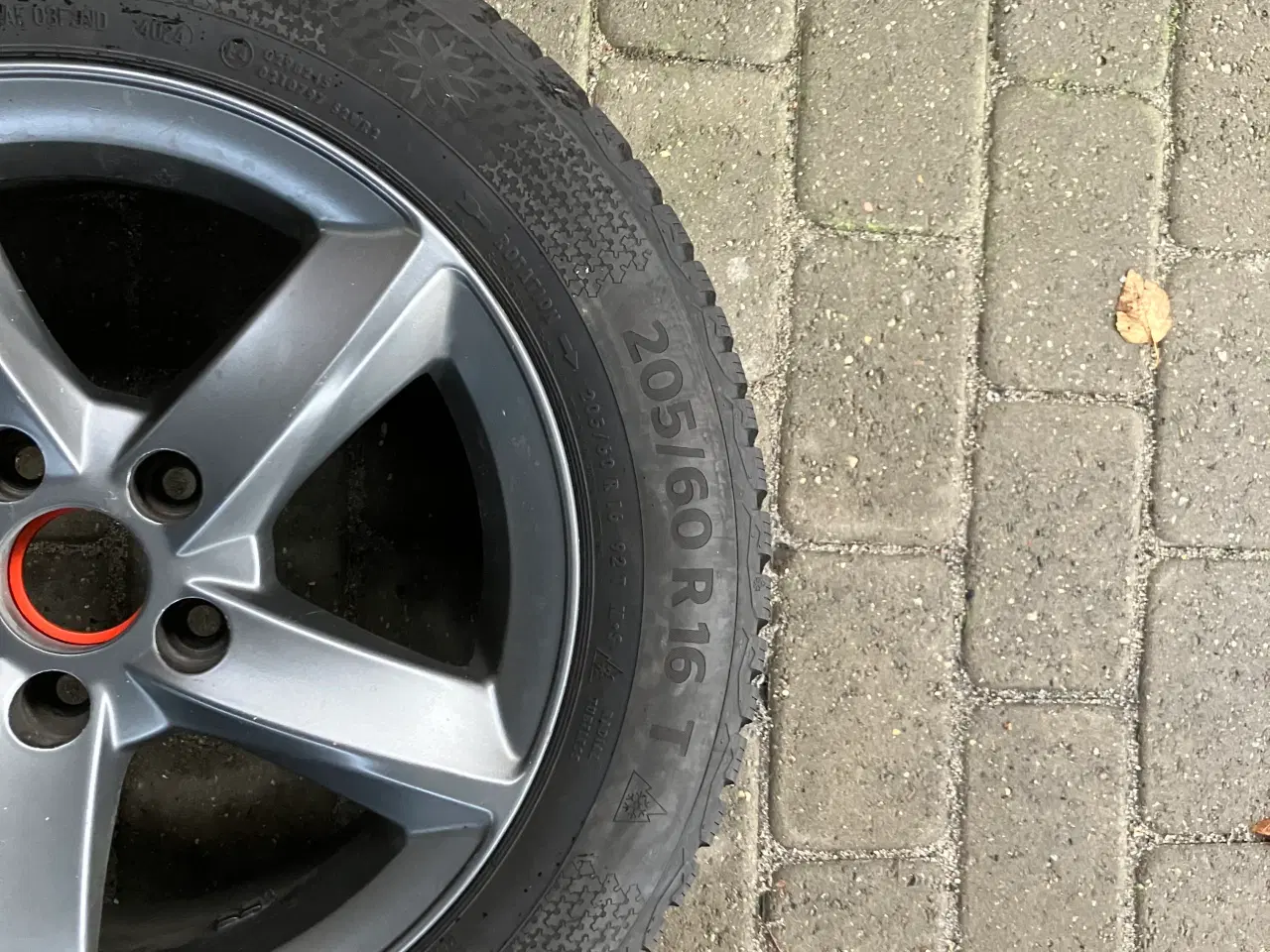 Billede 4 - Komplet vinterhjul på alufælge
