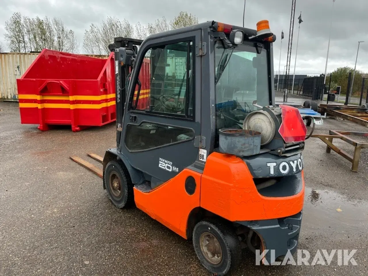 Billede 4 - Gaffeltruck Toyota 02-8FGF20 lange gafler