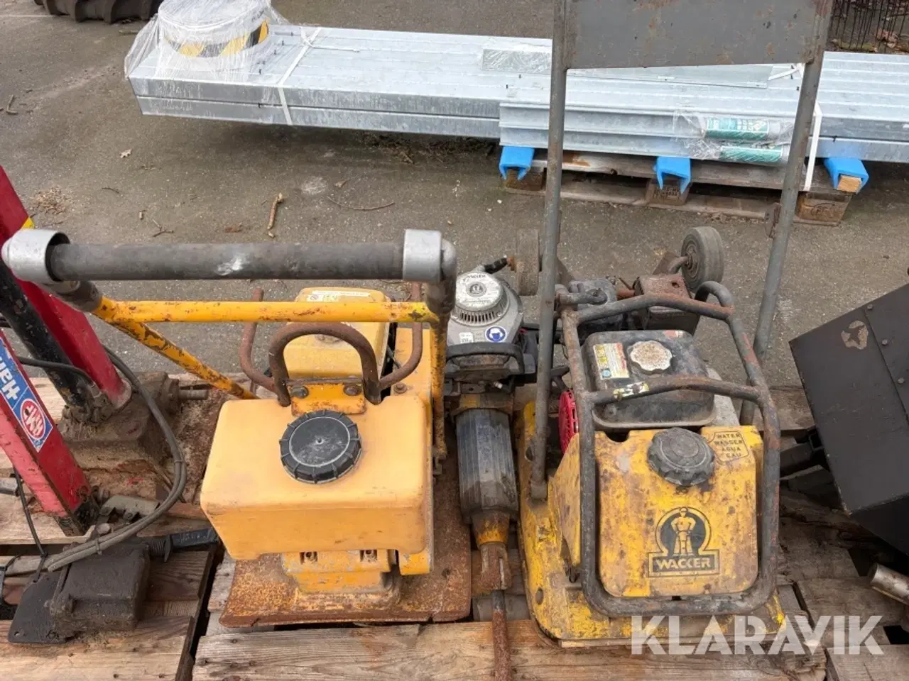 Billede 2 - Pladevibrator + Betonhammer Waker + Dynapac