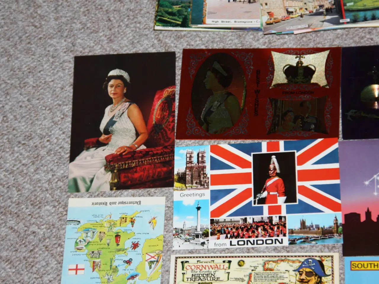 Billede 3 - 55  Postkort fra 80-erne England  Brugt 