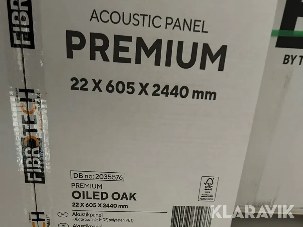 Billede 6 - Akustik paneler Fibrotech Oiled oak premium 80 styk