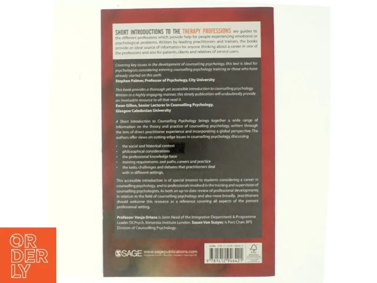 Billede 3 - A short introduction to counselling psychology (Bog)