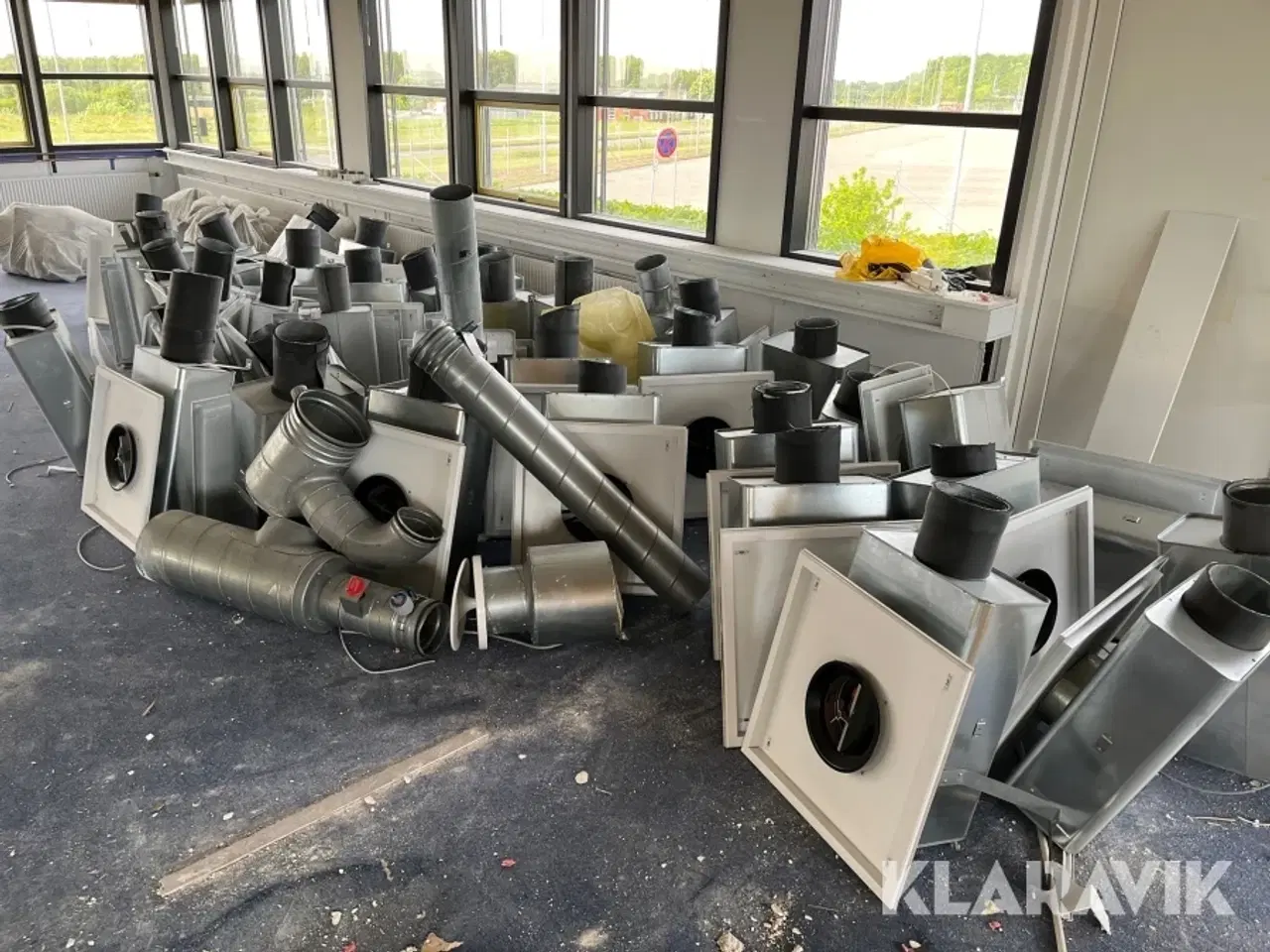 Billede 2 - Afmonteret ventilationssystem