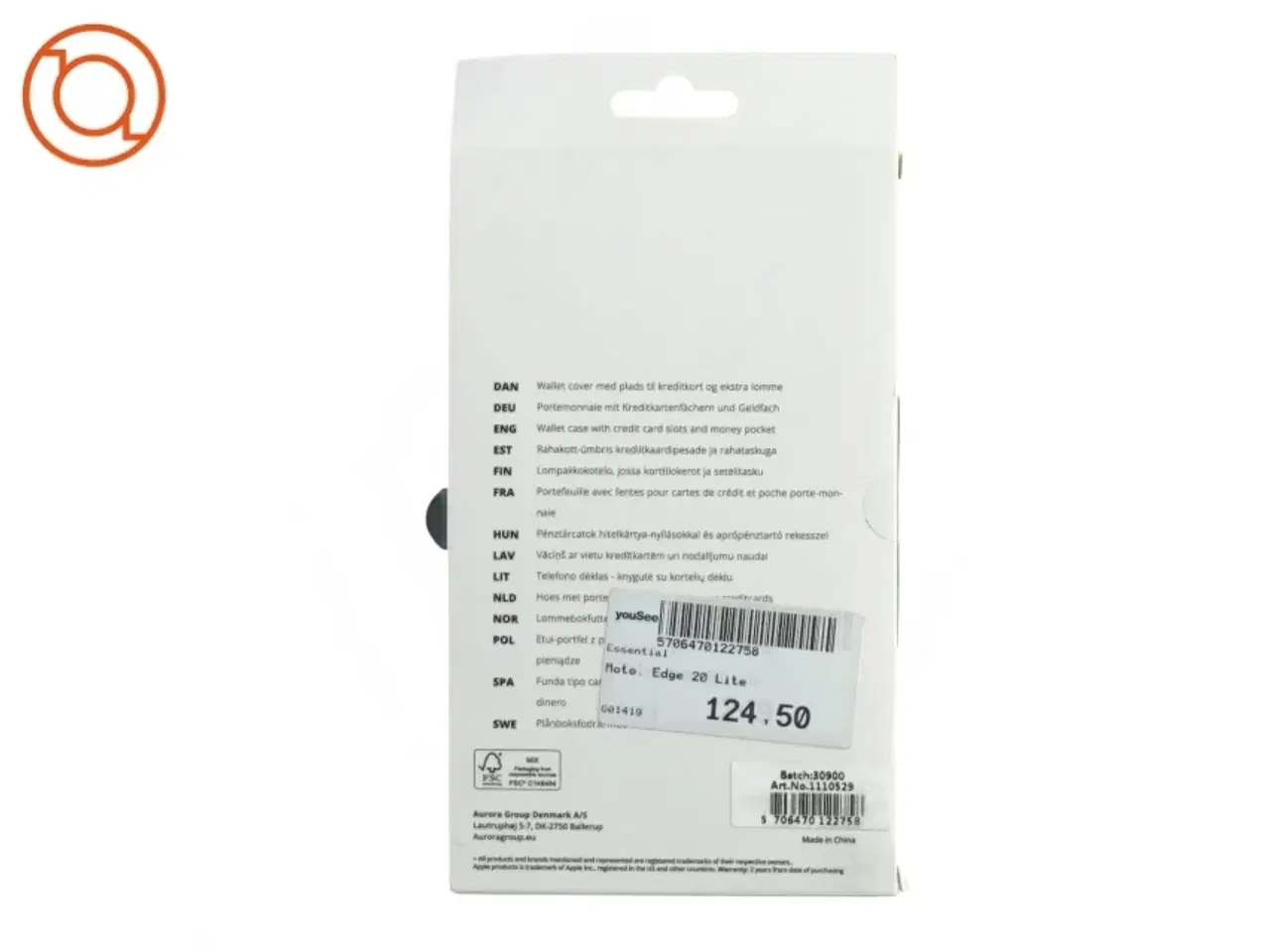 Billede 2 - Mobilcover til motorola edge 20 light fra Essentials Essentials (str. 18 x 11 cm)