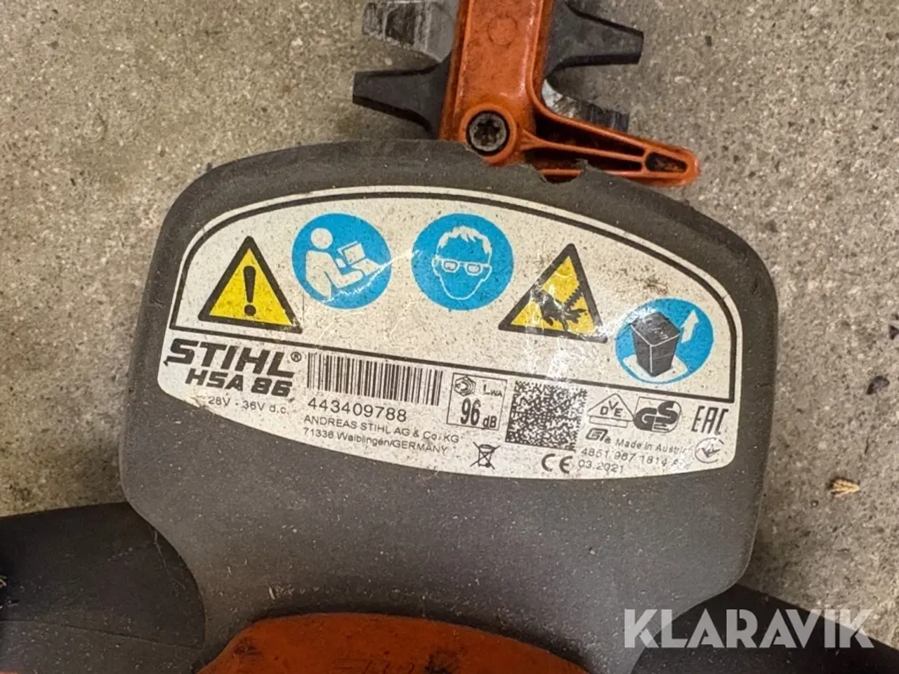 Billede 7 - Hækkeklipper Stihl HSA 86