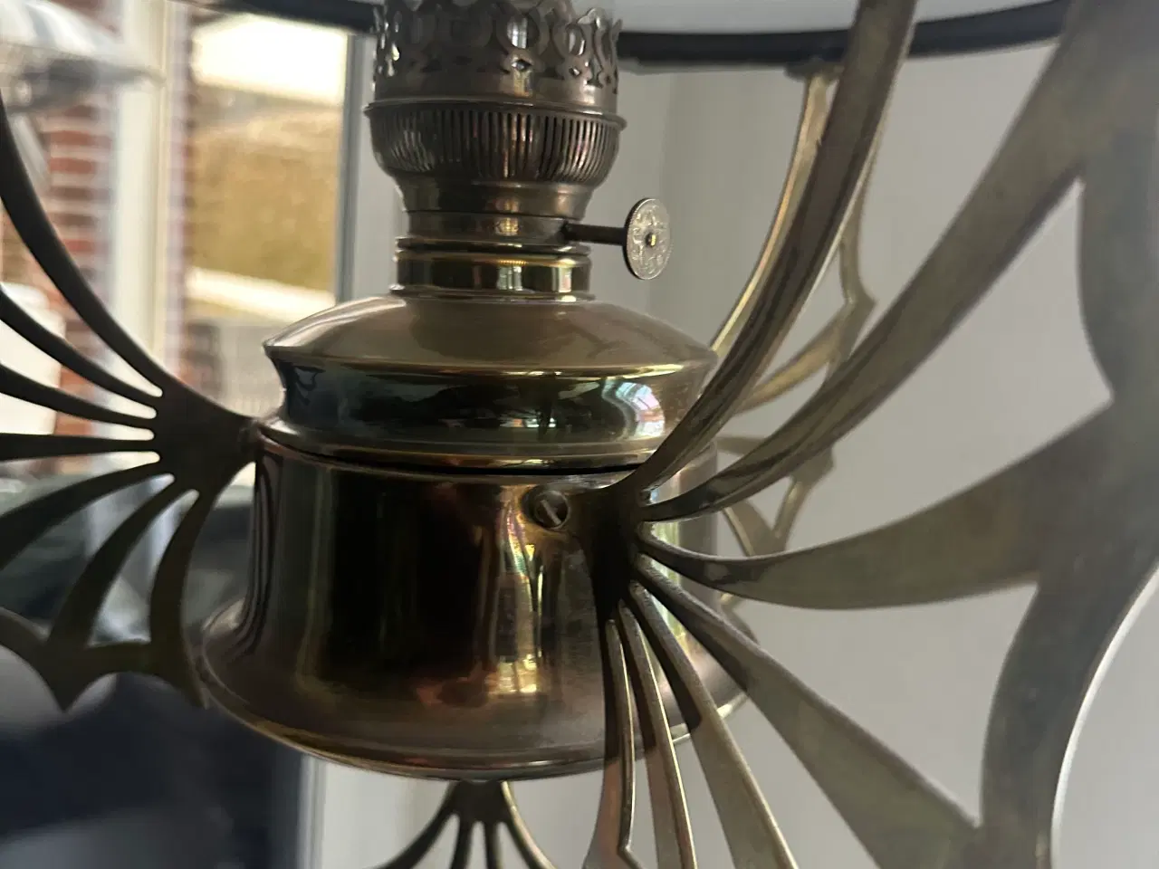 Billede 2 - Petroliumslampe (Antik) til at hænge i loftet