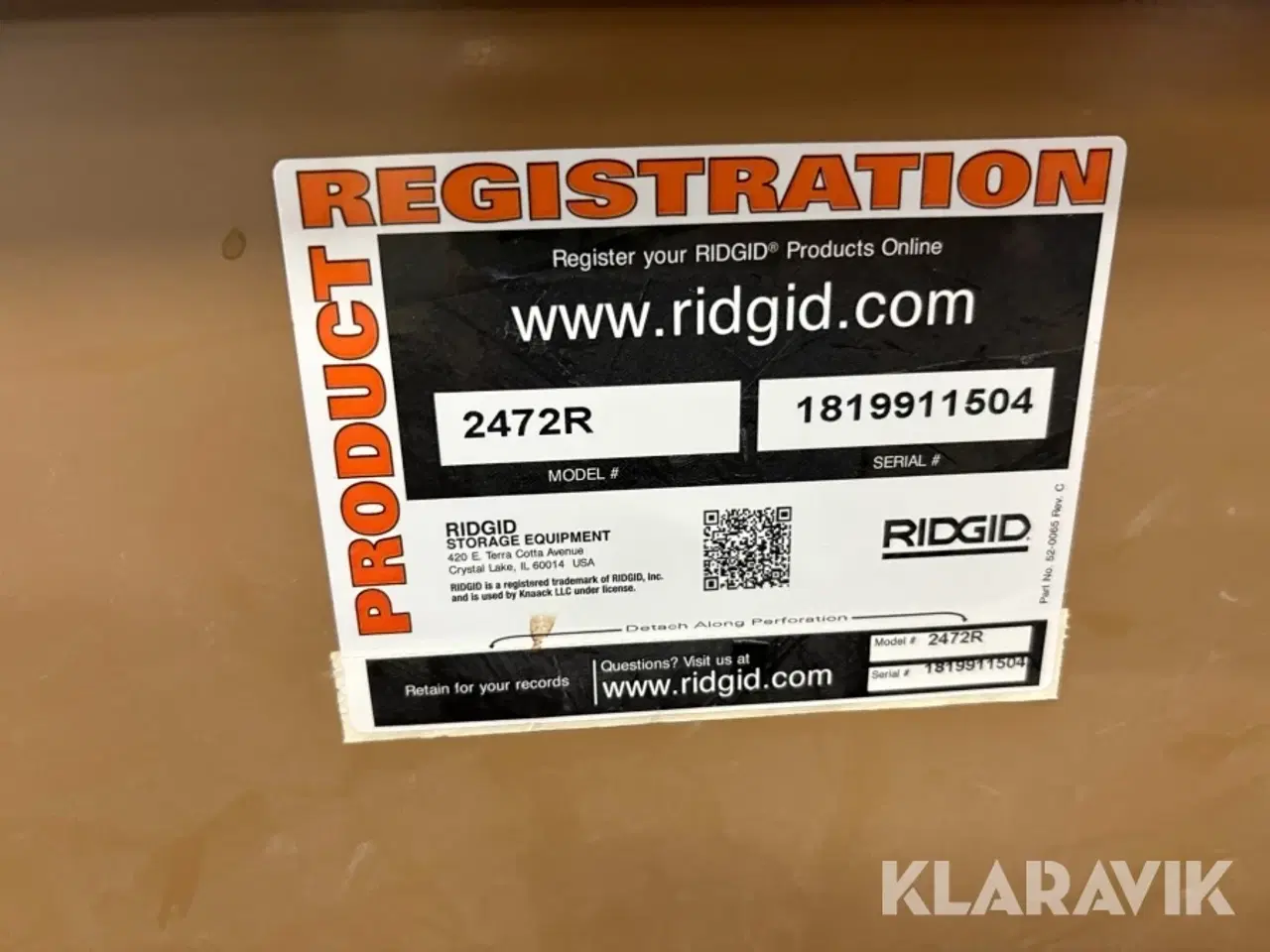 Billede 10 - Værktøjskasse Ridgid 2472R