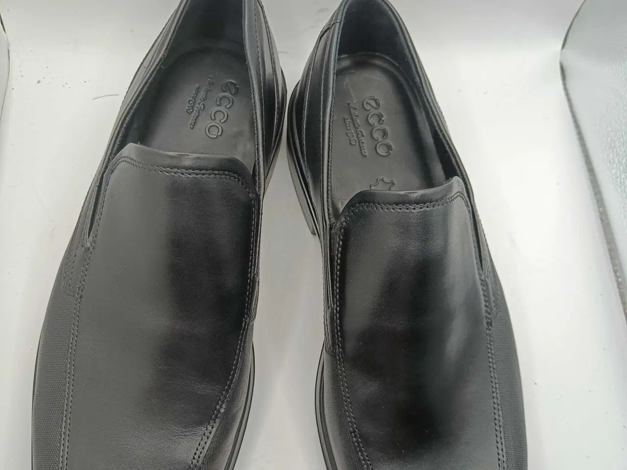 Billede 11 - Ecco sort læder sko 47str 