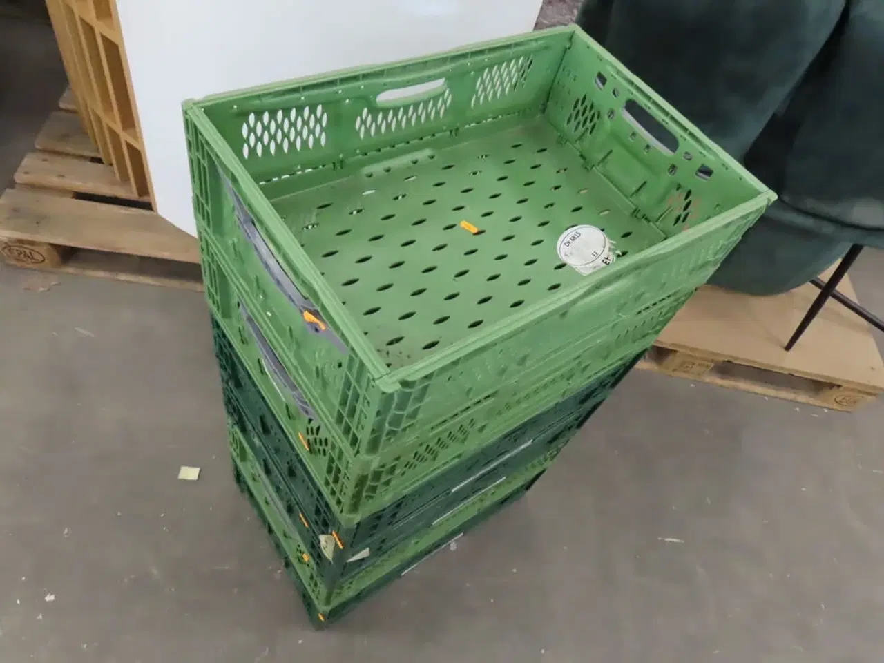 Billede 2 - 6 stk. plastkasser (foldbare)