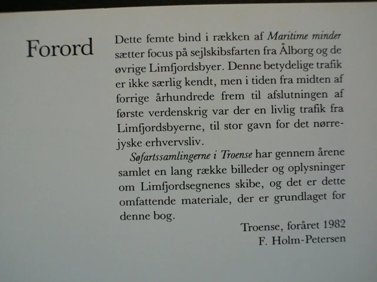 Billede 2 - maritime minder fra limfjorden, af f. holm-peterse